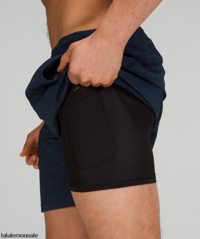 Lululemon Deutschland DELULU827 | Blue True Navy Pace Breaker Gefüttert Kurz 7